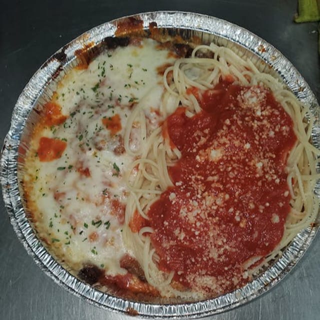 Chicken Parmigiana.