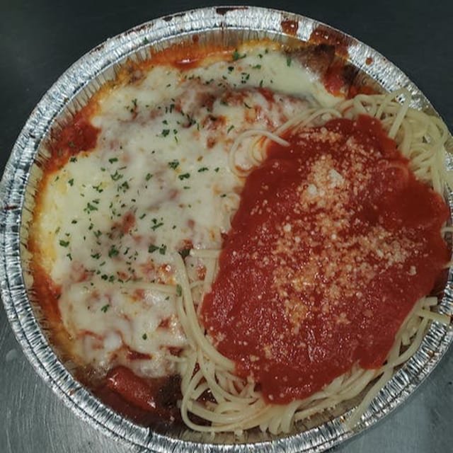 Eggplant Parmigiana.